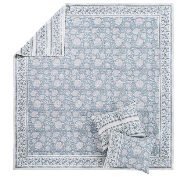 Levtex Home Adare Blue Reversible Quilt & Sham Set Full/Queen Color: blue - Picture 3 of 4